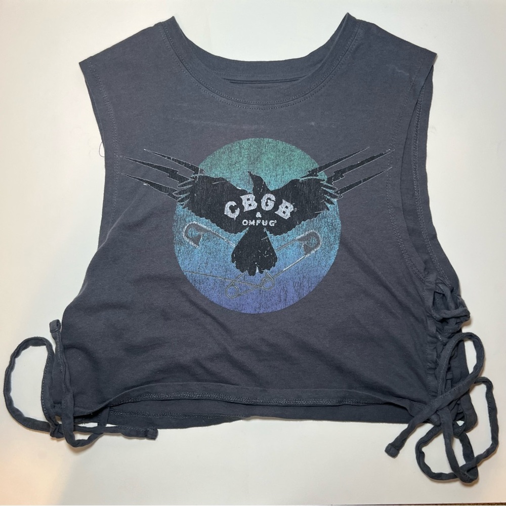 CBGB Crop Top